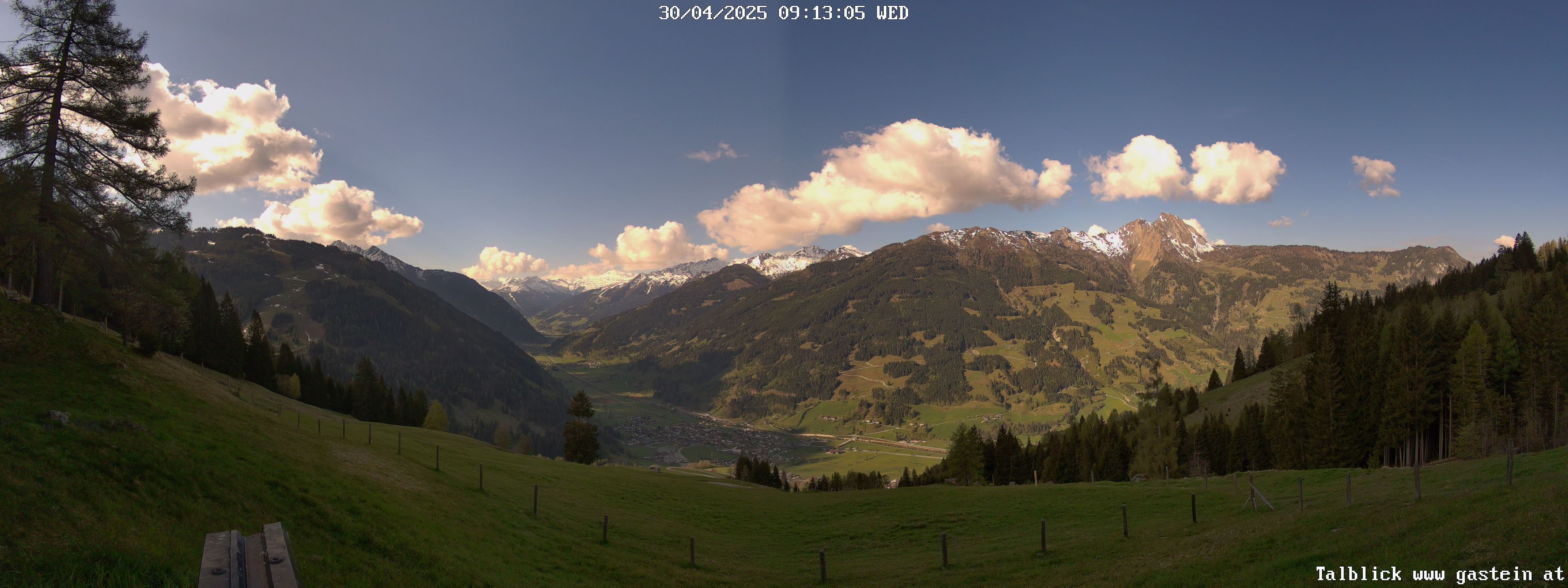 Dorfgastein panorama webcam